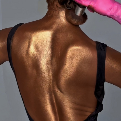 Chocolate - gold shimmer powder