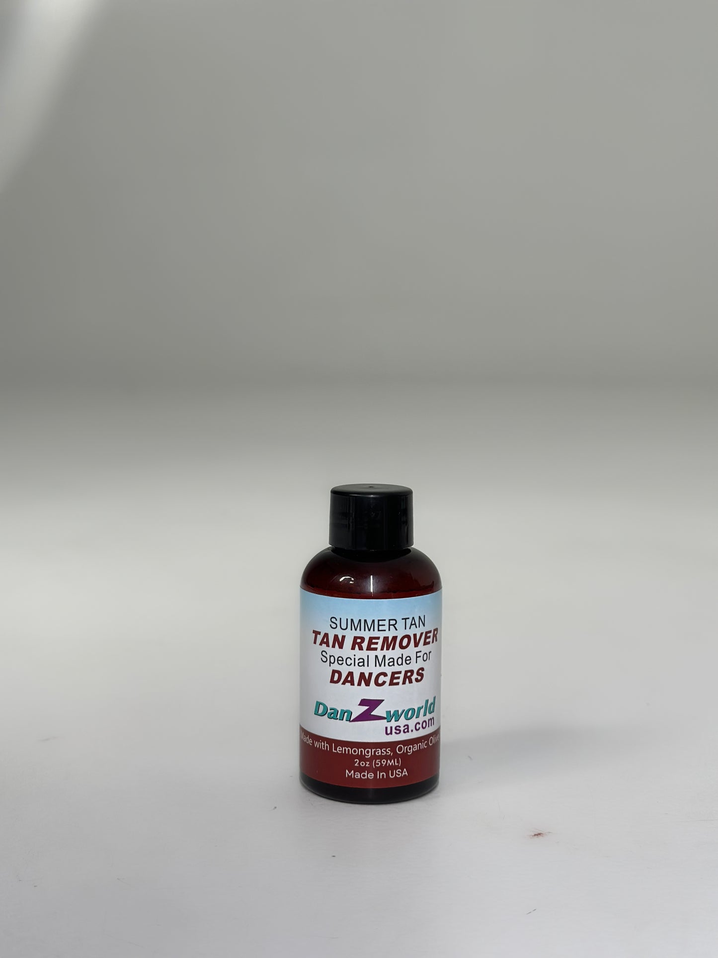 Tan & Makeup organic remover for clothes and skin (small bottle)