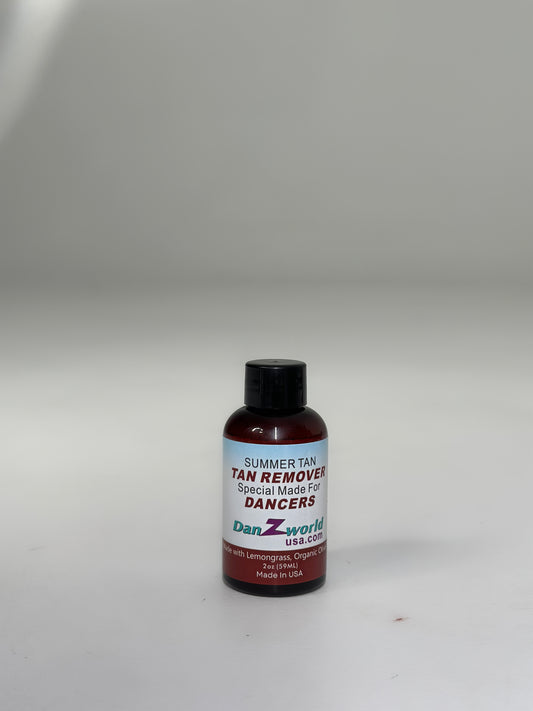 Tan & Makeup organic remover for clothes and skin (small bottle)