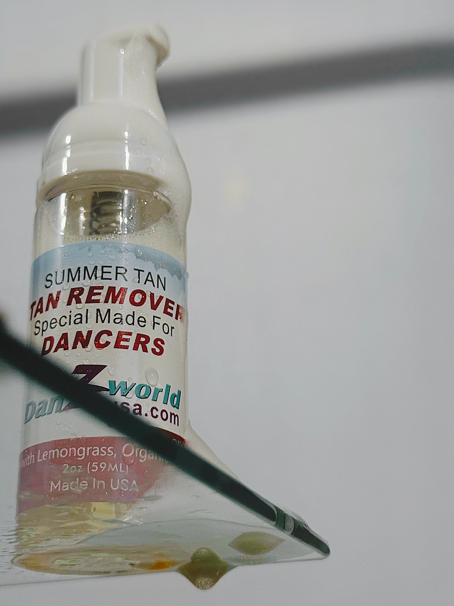 Tan & Makeup organic foam remover (for clothes and skin)