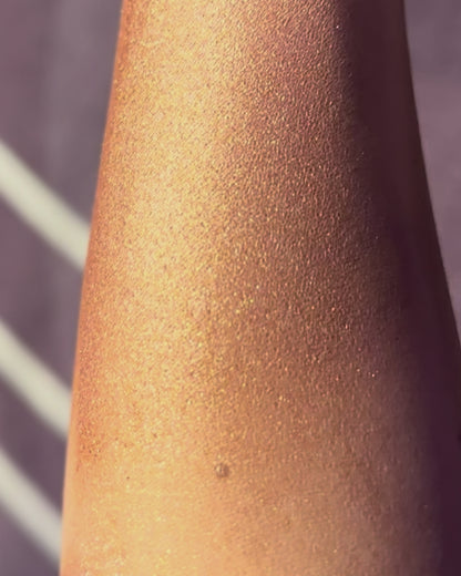 Classical chocolate gold AeroTan - shimmer powder